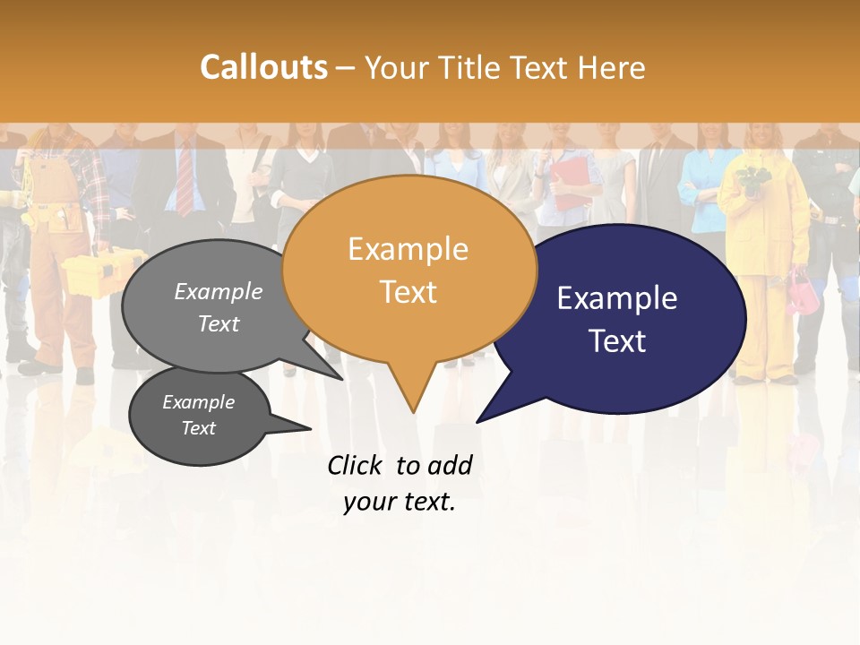 A Group Of People Standing Next To Each Other PowerPoint Template