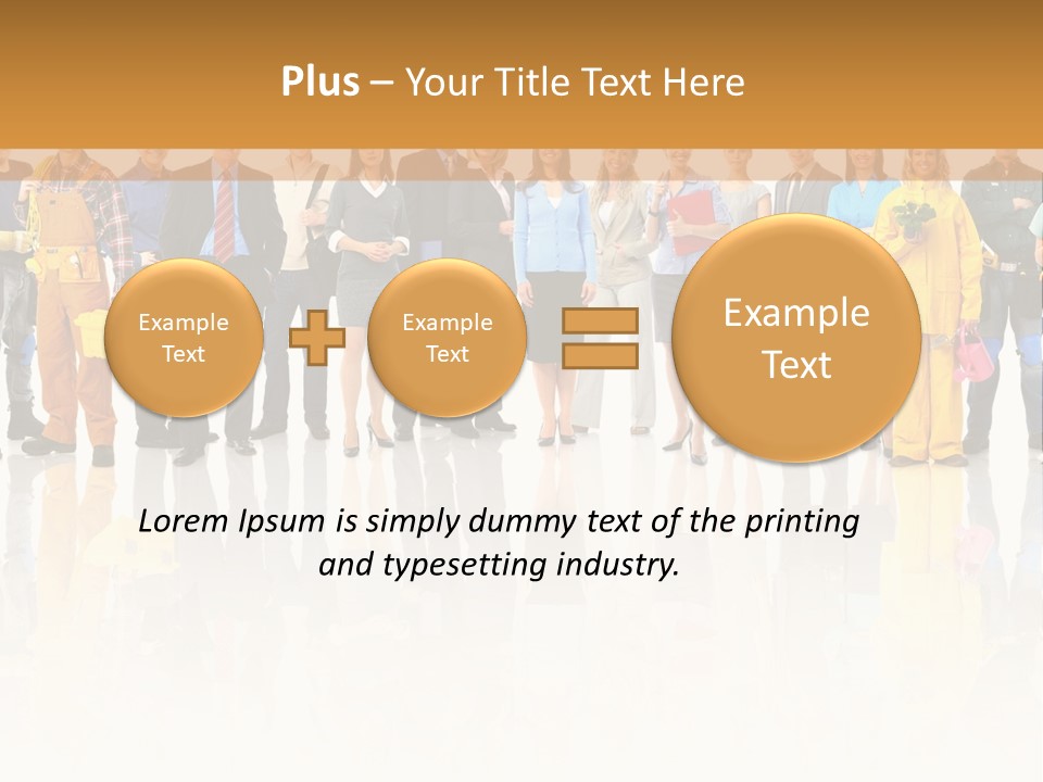 A Group Of People Standing Next To Each Other PowerPoint Template