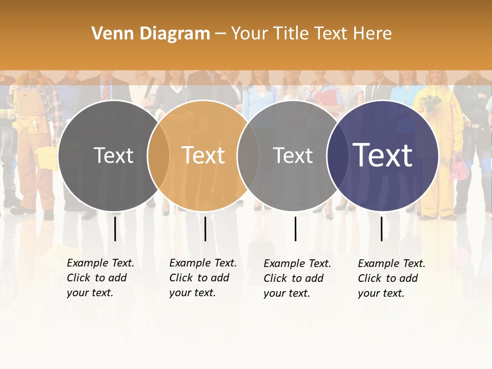 A Group Of People Standing Next To Each Other PowerPoint Template