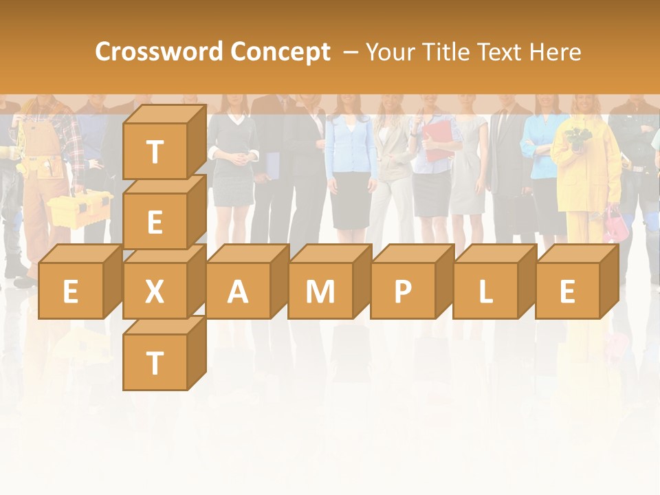 A Group Of People Standing Next To Each Other PowerPoint Template