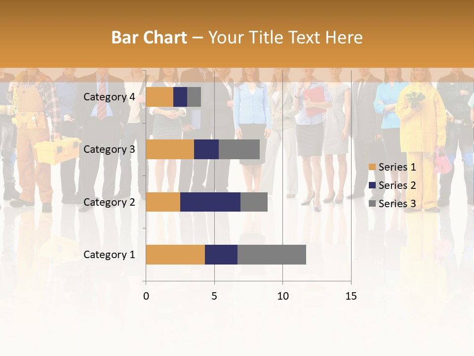 A Group Of People Standing Next To Each Other PowerPoint Template