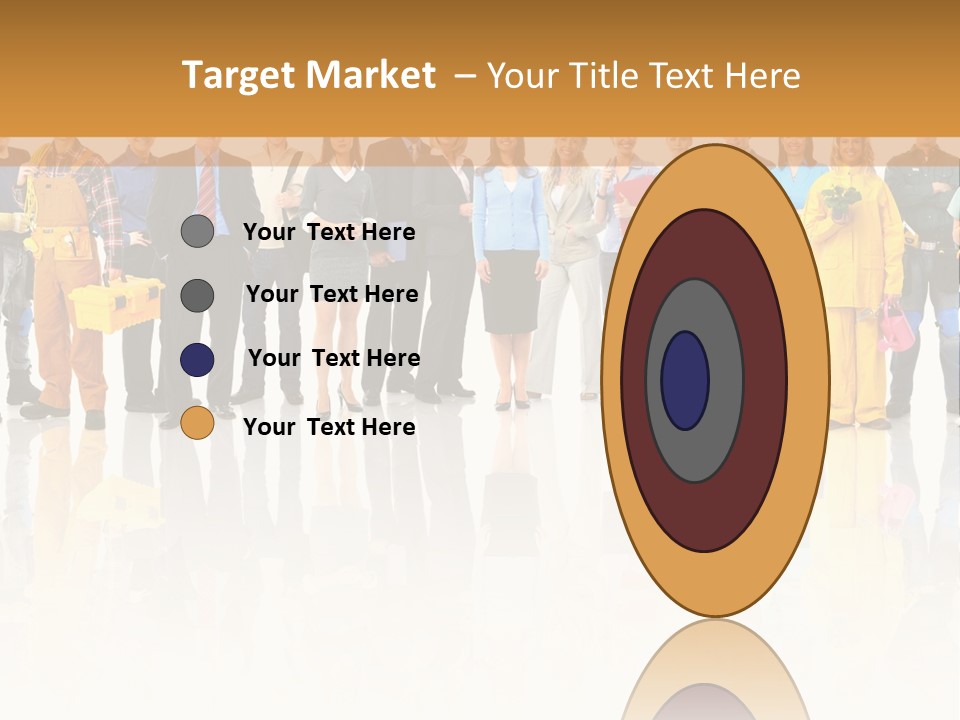 A Group Of People Standing Next To Each Other PowerPoint Template