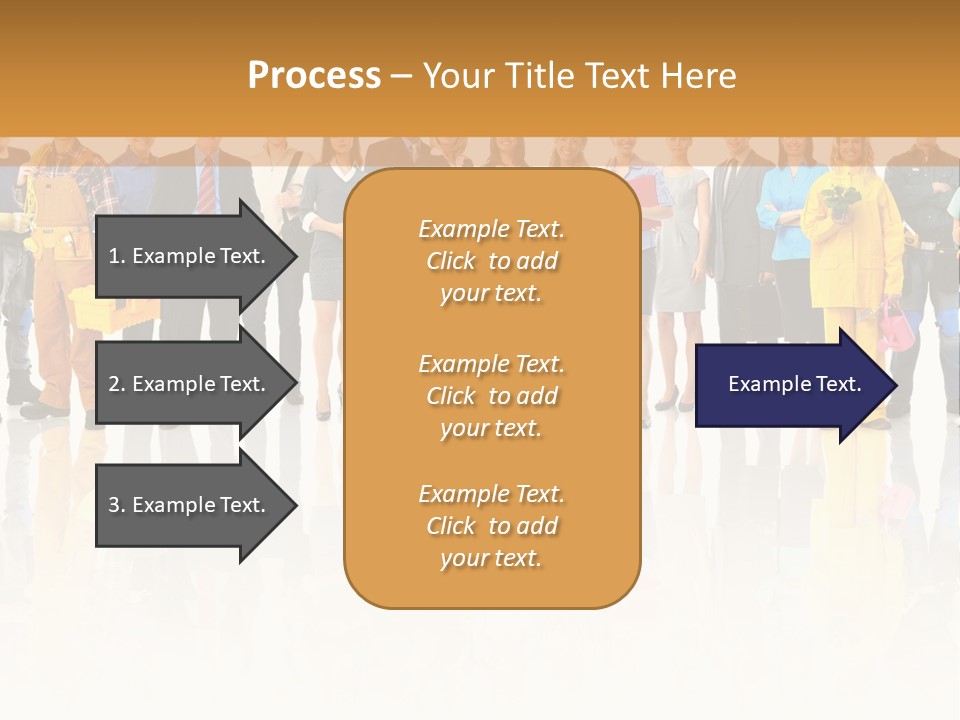 A Group Of People Standing Next To Each Other PowerPoint Template