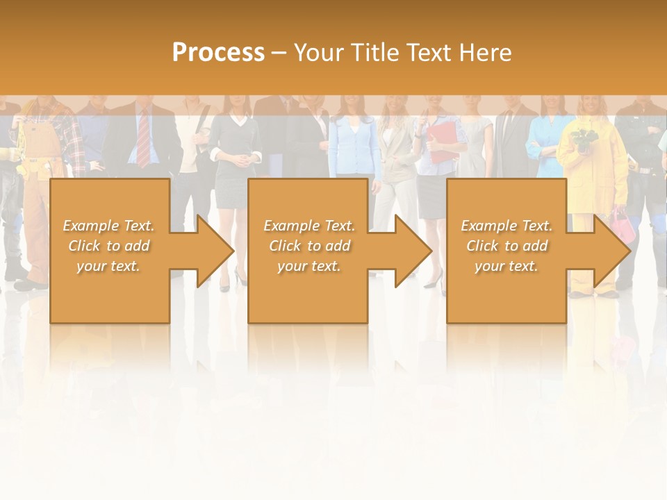 A Group Of People Standing Next To Each Other PowerPoint Template