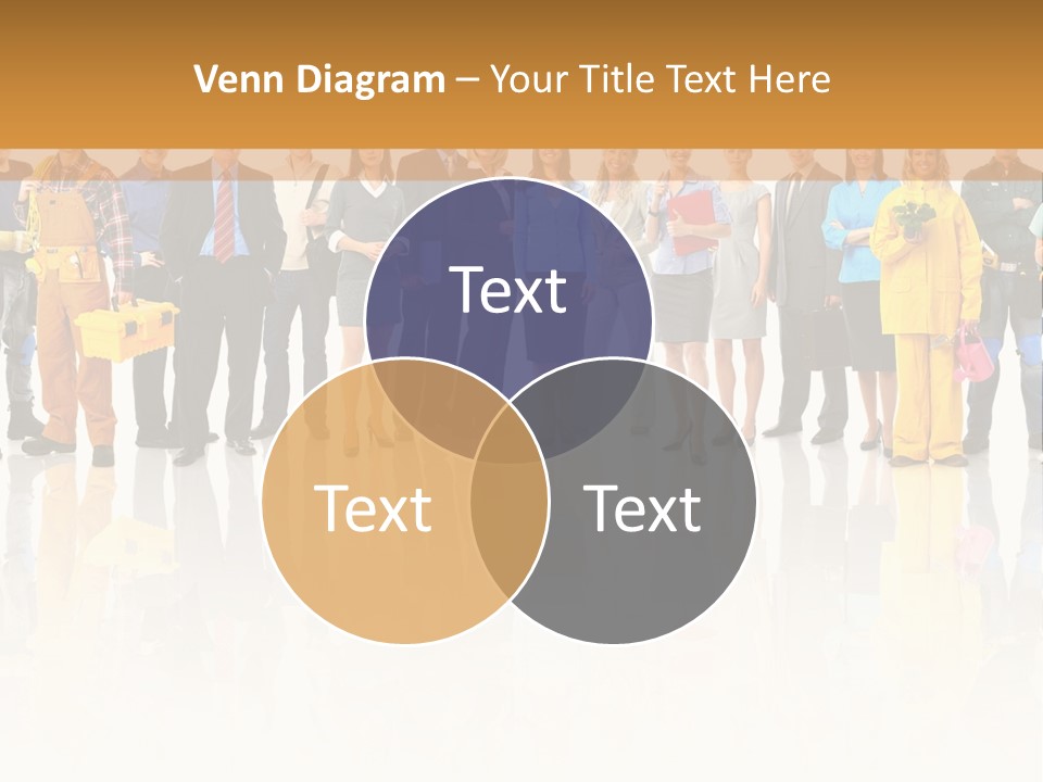 A Group Of People Standing Next To Each Other PowerPoint Template