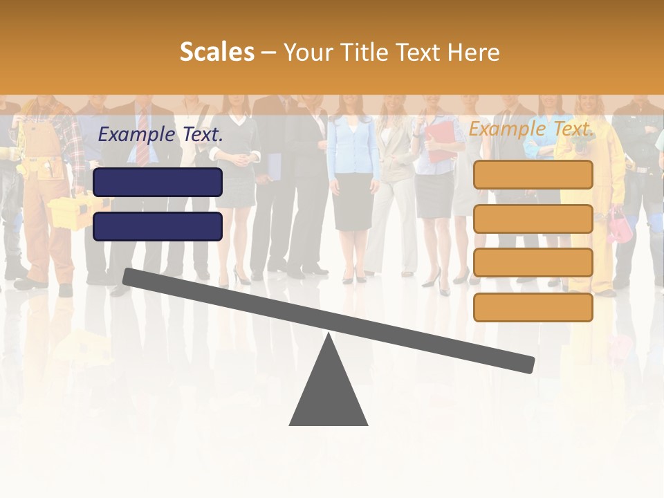 A Group Of People Standing Next To Each Other PowerPoint Template