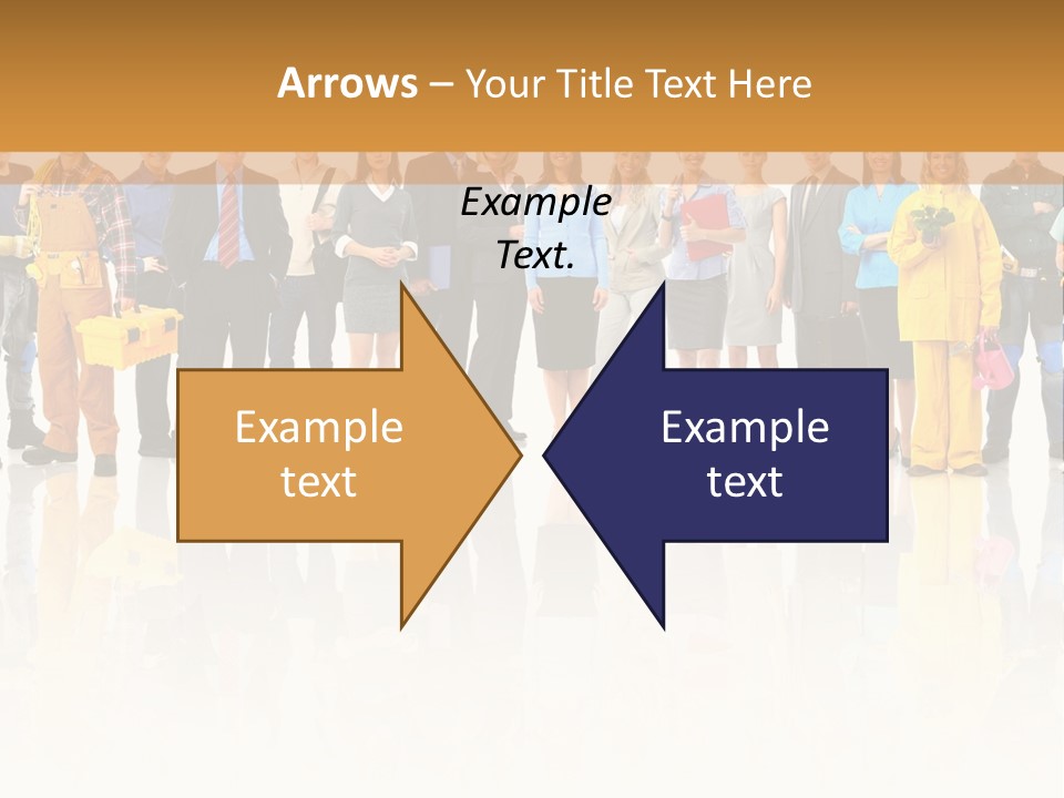 A Group Of People Standing Next To Each Other PowerPoint Template