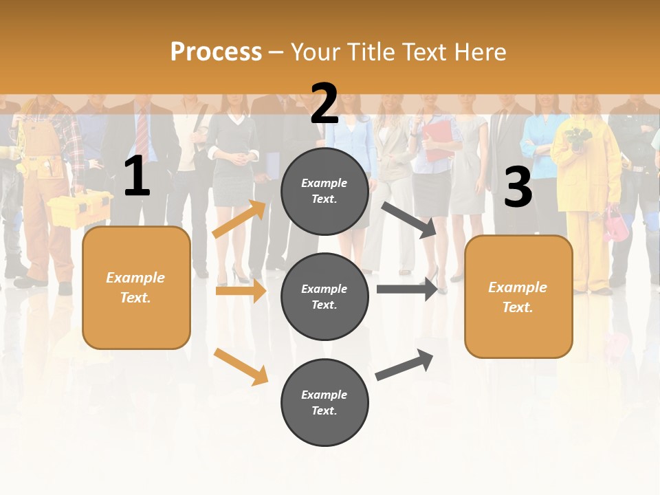 A Group Of People Standing Next To Each Other PowerPoint Template