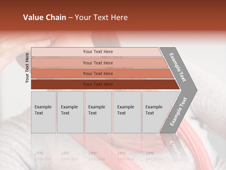 A Woman Holding Her Head In Her Hands PowerPoint Template