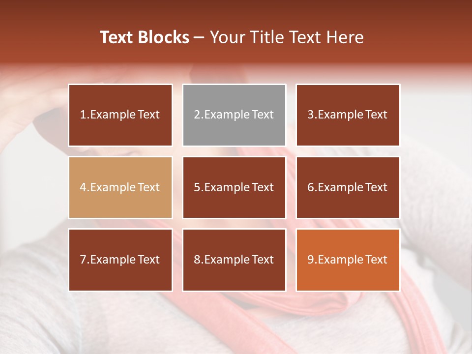 A Woman Holding Her Head In Her Hands PowerPoint Template