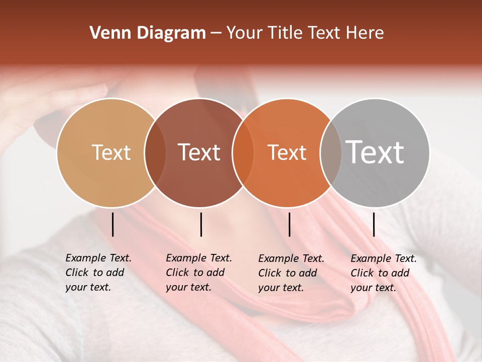 A Woman Holding Her Head In Her Hands PowerPoint Template