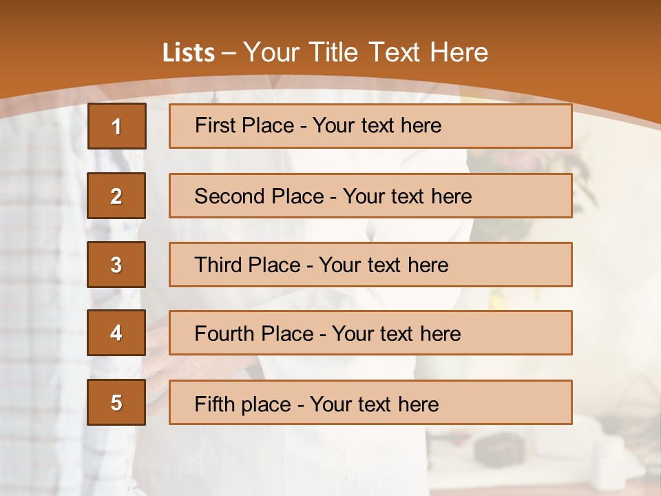 A Man In A White Lab Coat Is Talking To Another Man In A White Coat PowerPoint Template