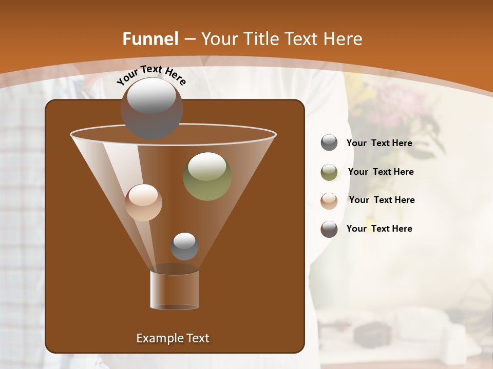 A Man In A White Lab Coat Is Talking To Another Man In A White Coat PowerPoint Template