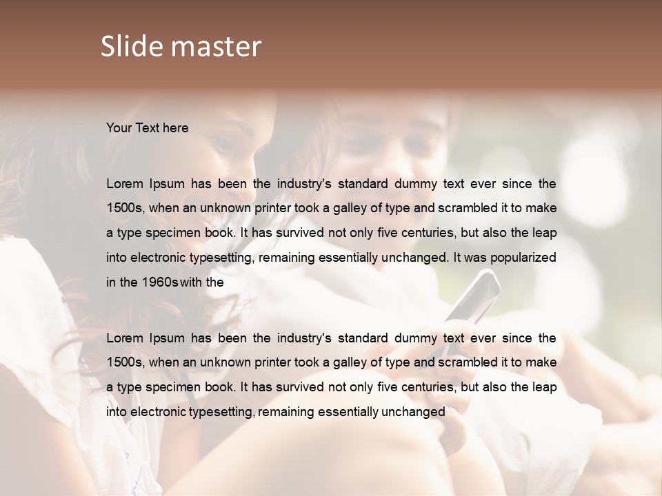 Daughter Female Student PowerPoint Template