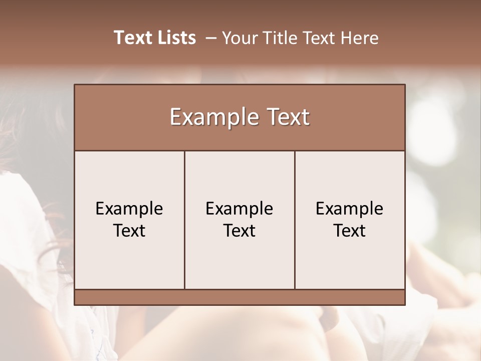Daughter Female Student PowerPoint Template