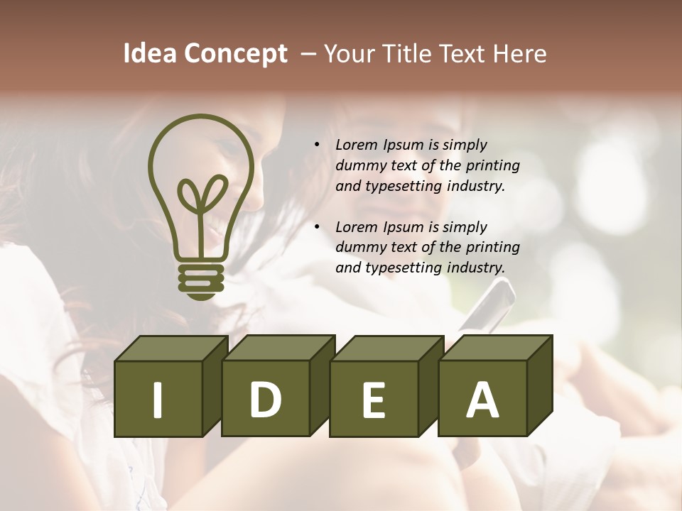 Daughter Female Student PowerPoint Template