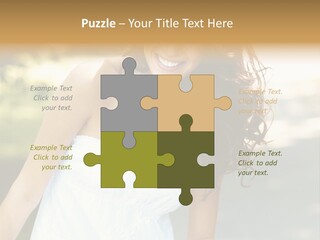 Fitness Beauty Stretch PowerPoint Template