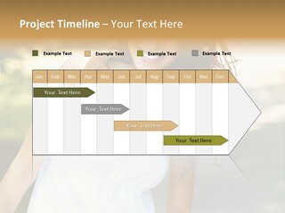 Fitness Beauty Stretch PowerPoint Template