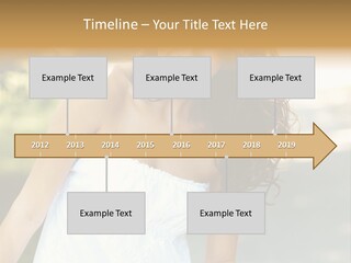 Fitness Beauty Stretch PowerPoint Template