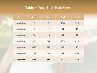 Fitness Beauty Stretch PowerPoint Template