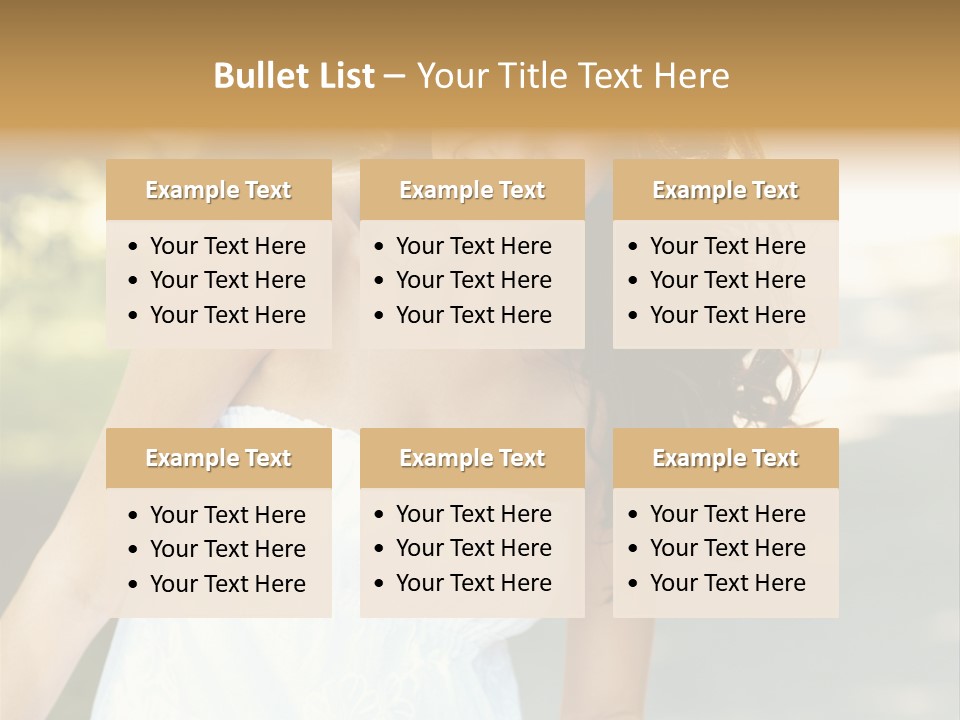 Fitness Beauty Stretch PowerPoint Template