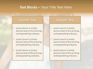 Fitness Beauty Stretch PowerPoint Template