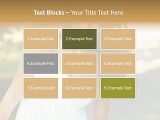 Fitness Beauty Stretch PowerPoint Template