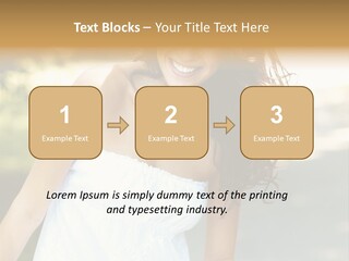 Fitness Beauty Stretch PowerPoint Template