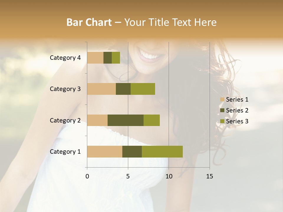Fitness Beauty Stretch PowerPoint Template