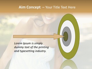 Fitness Beauty Stretch PowerPoint Template