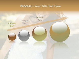 Fitness Beauty Stretch PowerPoint Template