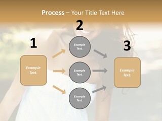 Fitness Beauty Stretch PowerPoint Template
