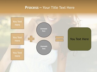 Fitness Beauty Stretch PowerPoint Template