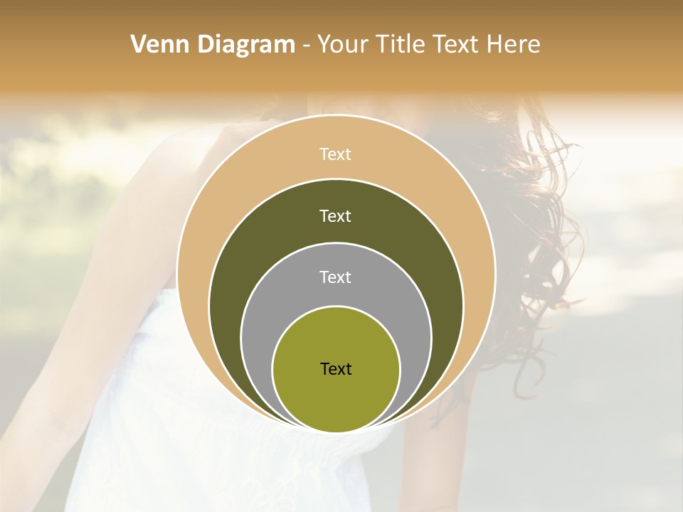Fitness Beauty Stretch PowerPoint Template