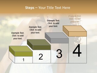 Fitness Beauty Stretch PowerPoint Template