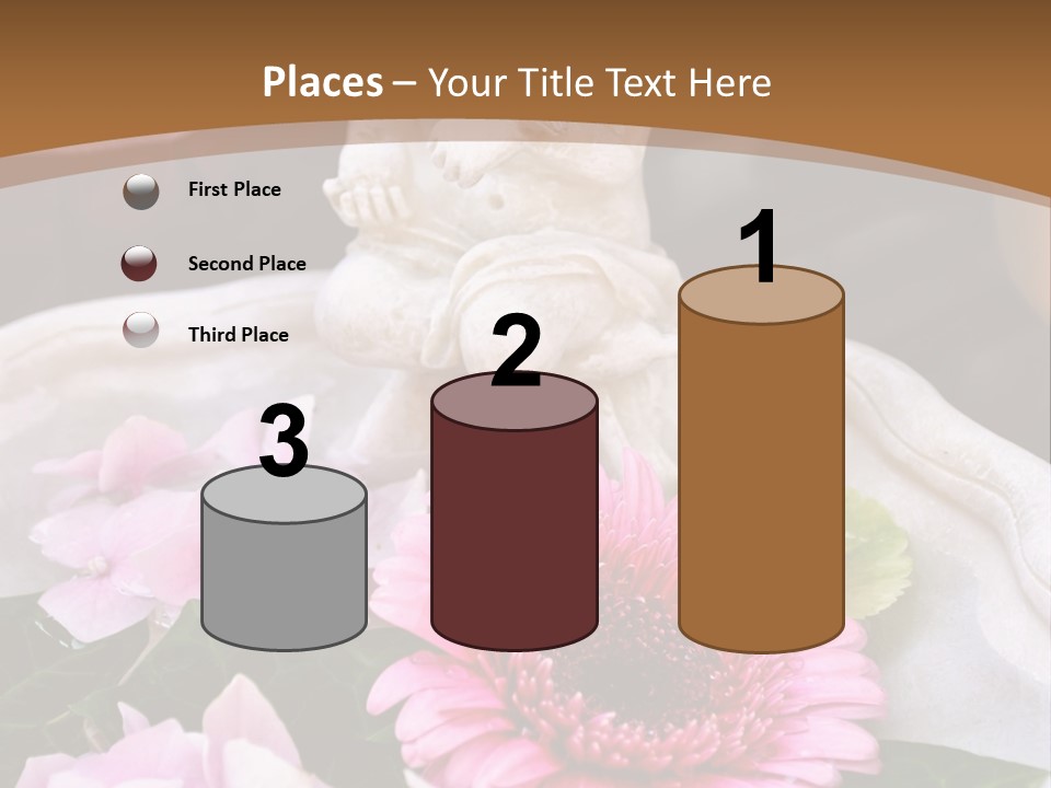 Pink Petals Angel PowerPoint Template
