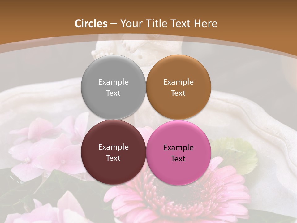 Pink Petals Angel PowerPoint Template