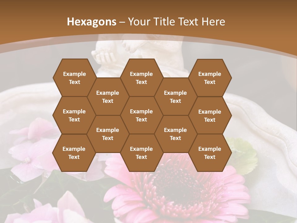 Pink Petals Angel PowerPoint Template