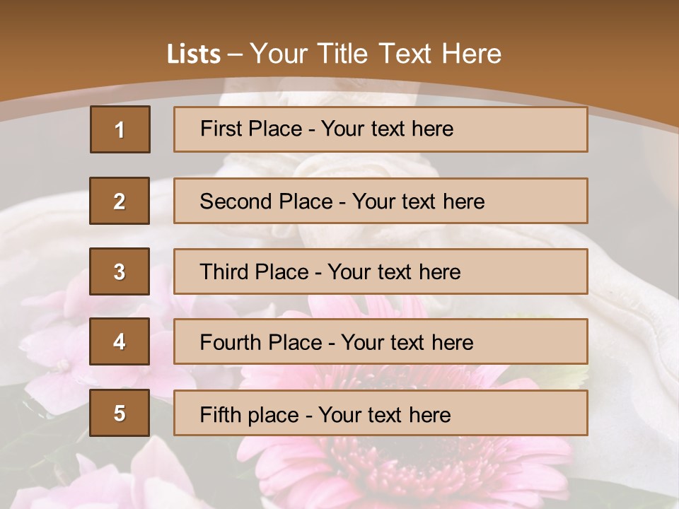 Pink Petals Angel PowerPoint Template