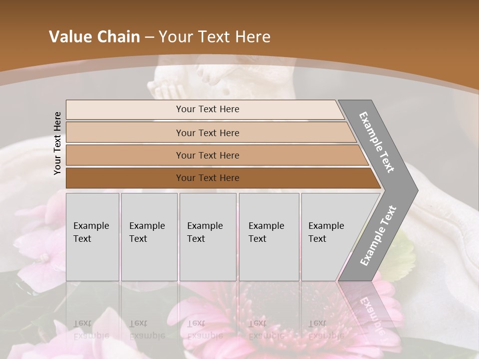 Pink Petals Angel PowerPoint Template