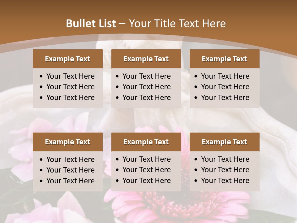 Pink Petals Angel PowerPoint Template