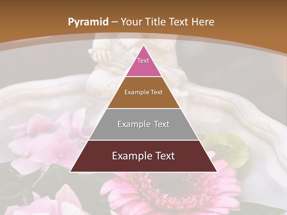 Pink Petals Angel PowerPoint Template