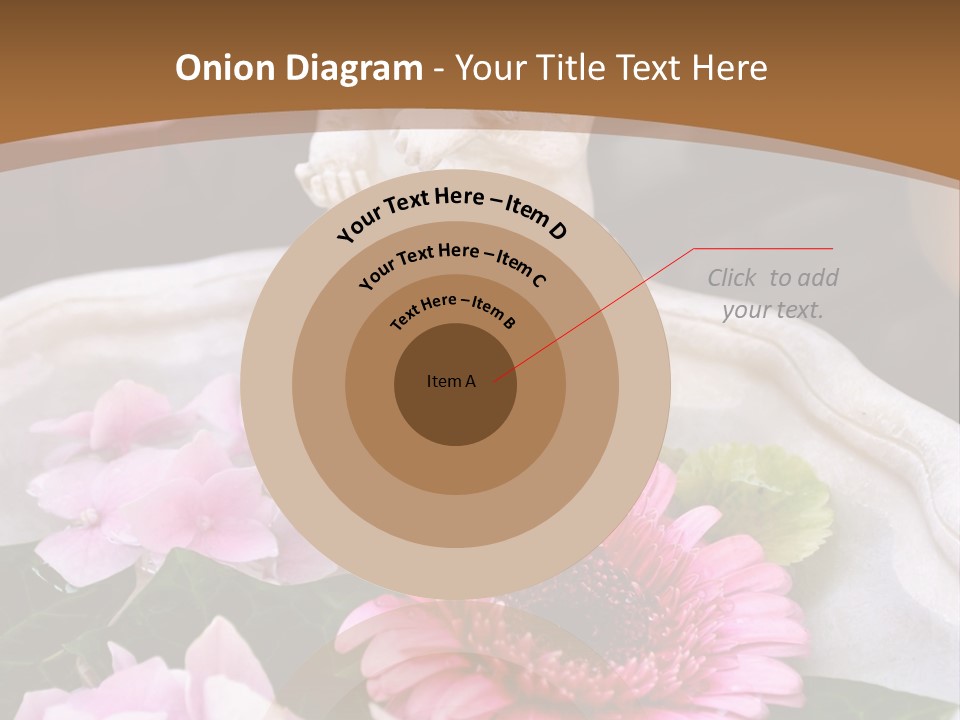 Pink Petals Angel PowerPoint Template