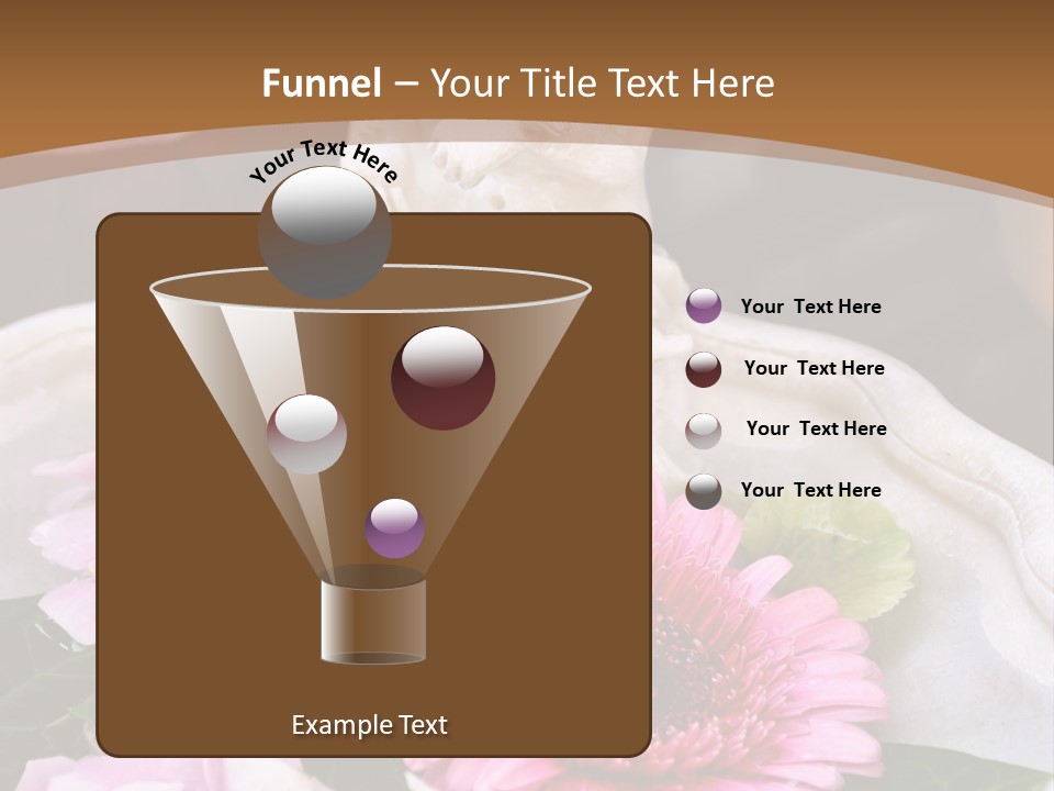 Pink Petals Angel PowerPoint Template