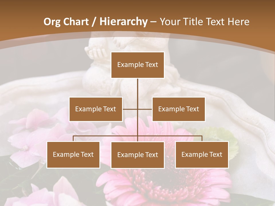 Pink Petals Angel PowerPoint Template