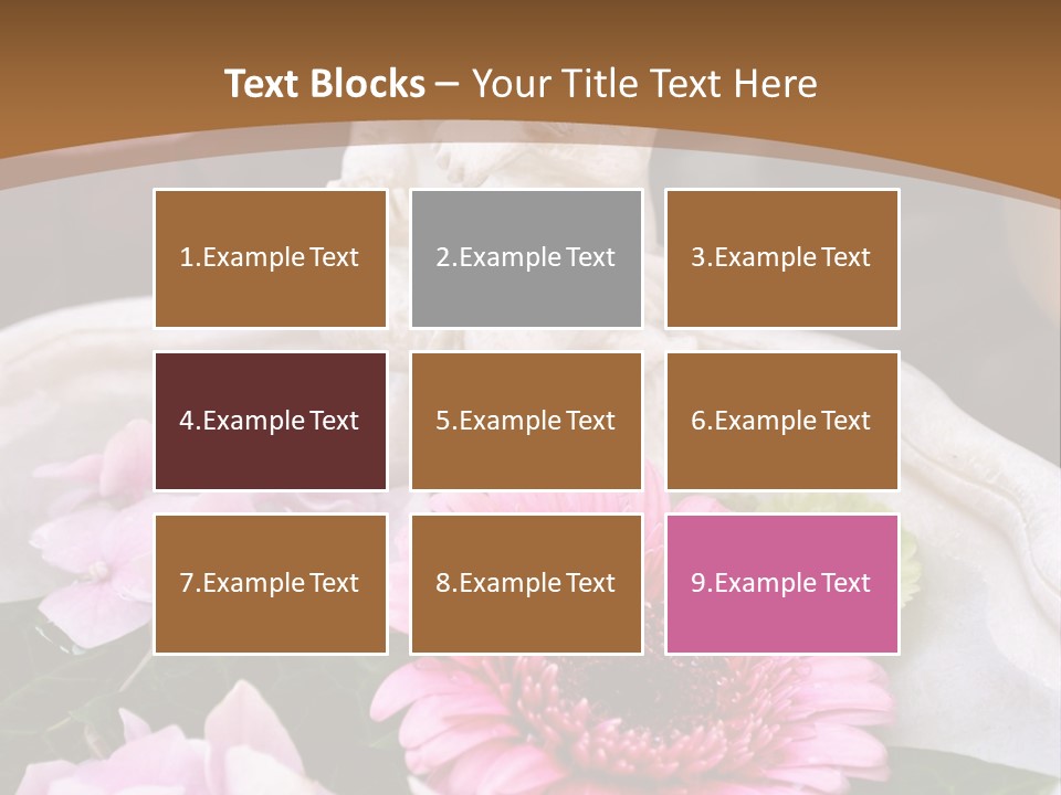 Pink Petals Angel PowerPoint Template