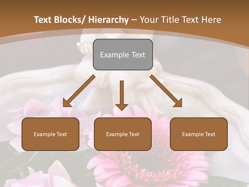 Pink Petals Angel PowerPoint Template