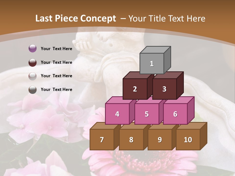 Pink Petals Angel PowerPoint Template