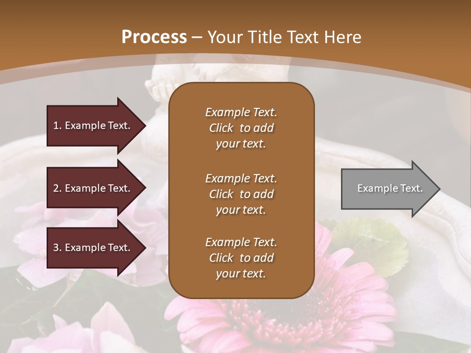 Pink Petals Angel PowerPoint Template