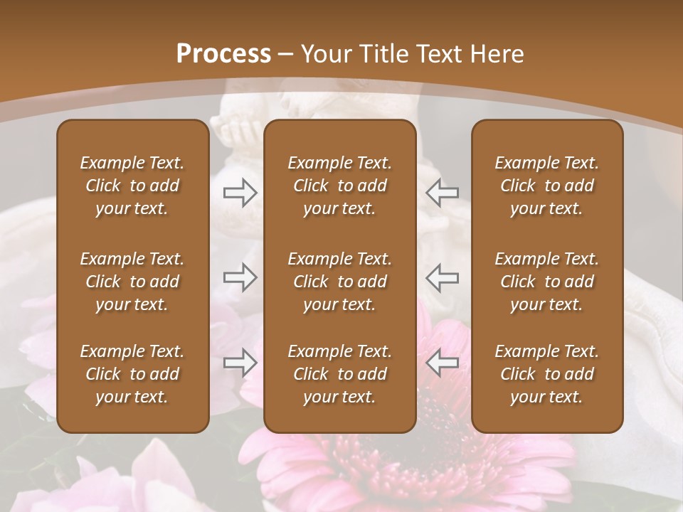Pink Petals Angel PowerPoint Template